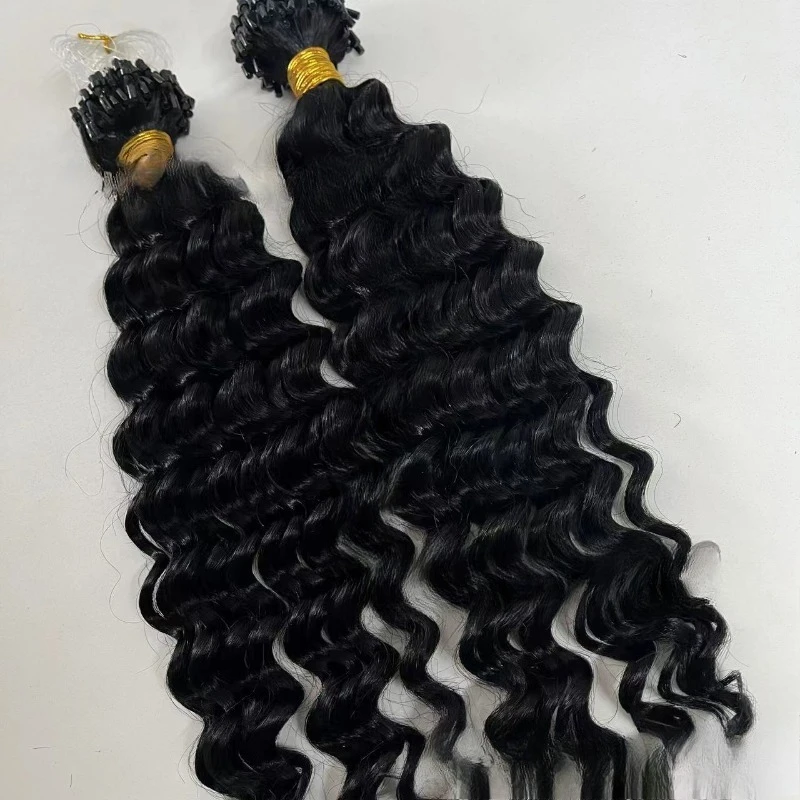 Pull ring fishing line hair bundle extension, reverse low amplitude natural color small song big song