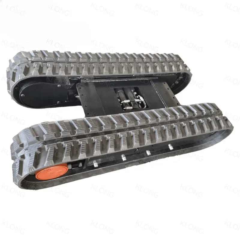 2ton Rubber Crawler Telescopic Track Undercarriage for Agriculture Machine  Mini Drilling Rig