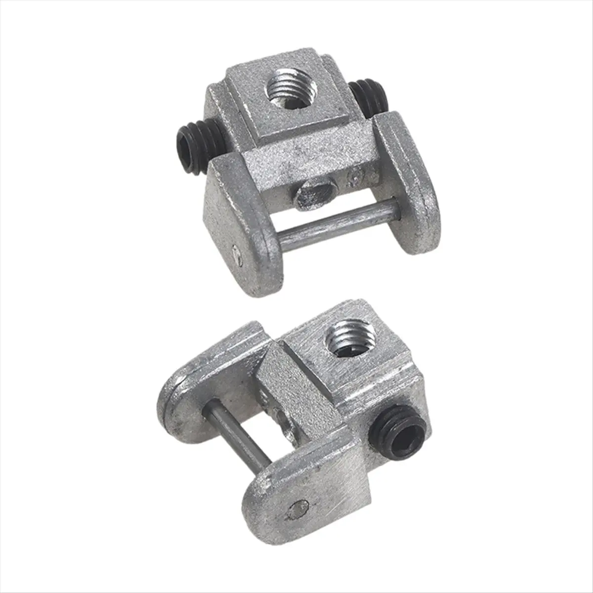 【TODAY-BUY】2Pcs Scroll Saw Blades Holders Conversion Kits Pin-Less Adapter Metal Upper/Lower Blade Holders