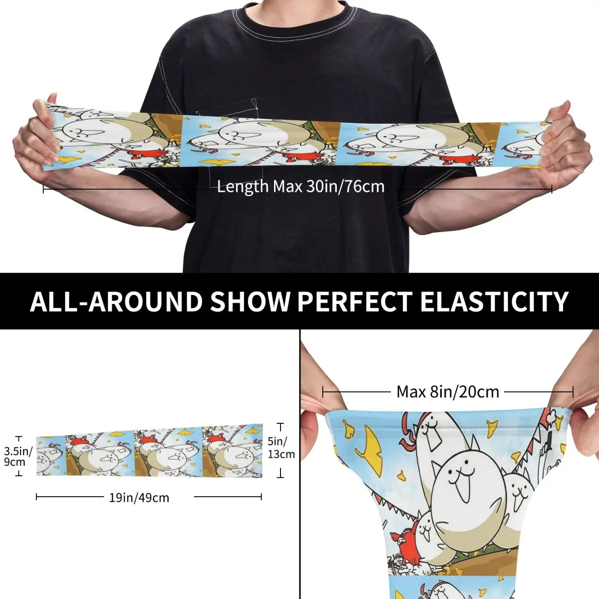 Nyanko Great War Battle Cats (1) Outdoor Arm Sleeves Sun UV Protection Cover Summer Ice Silk Cycling Tattoo Sleeves