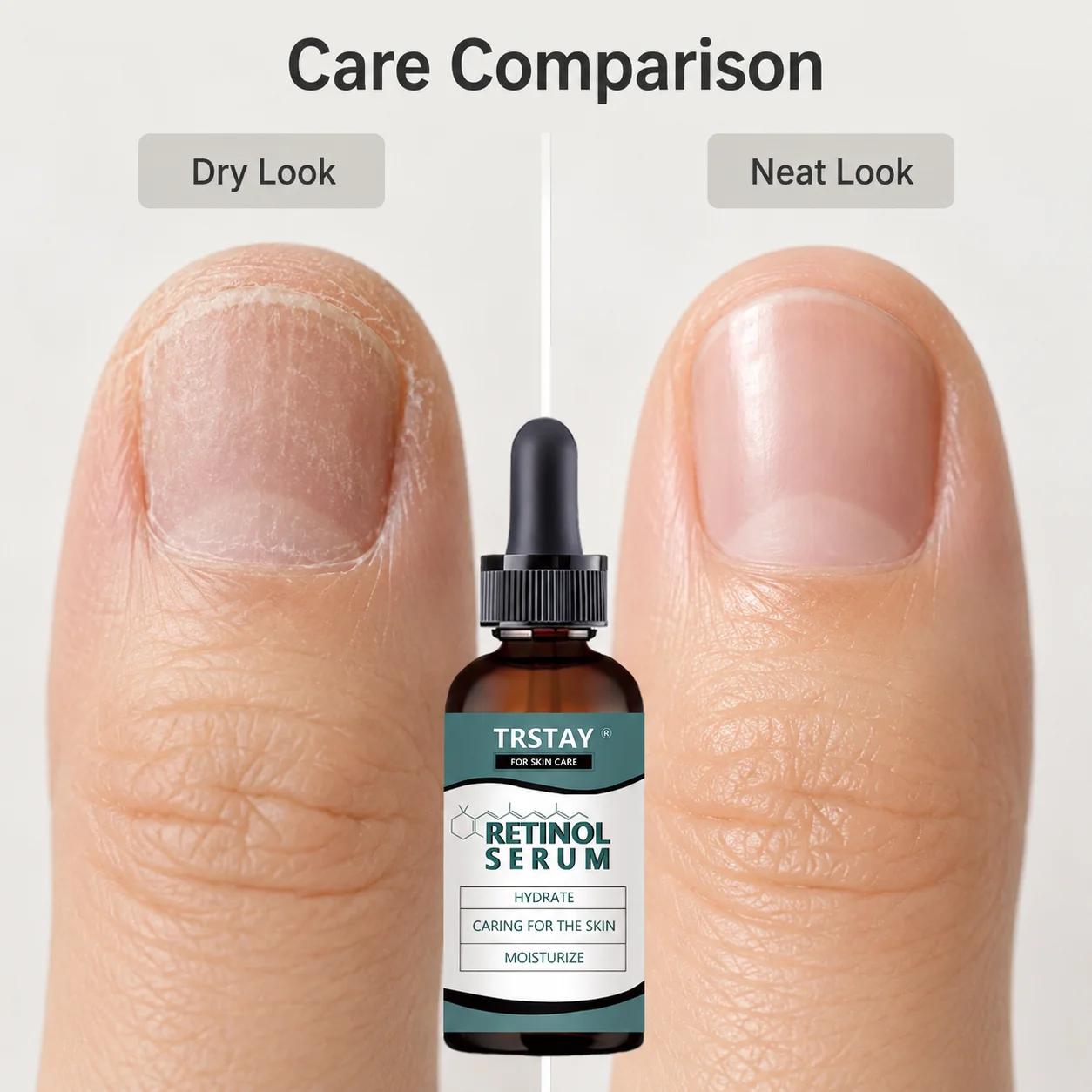 TRSTAY Nail Care Serum - Gentle Moisturizing Oil for Nails, Hands, Feet, and Cuticles