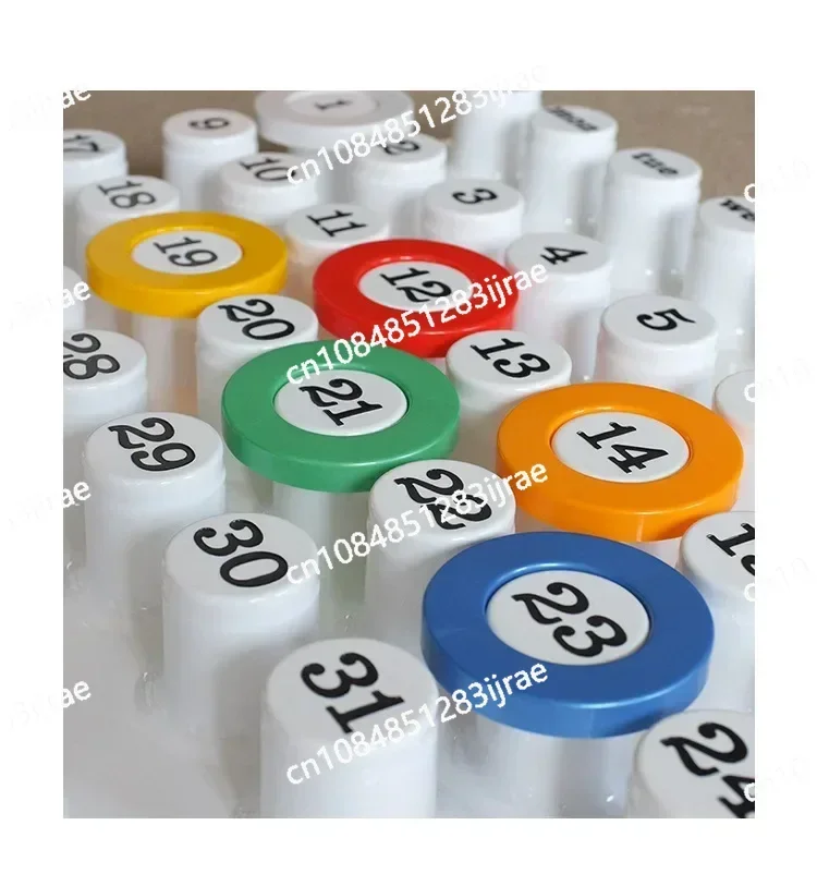 Ring Desk Calendar Colorful Wall ABS Plastic INS Creative Medieval Vintage A Date Button Thin Calendar