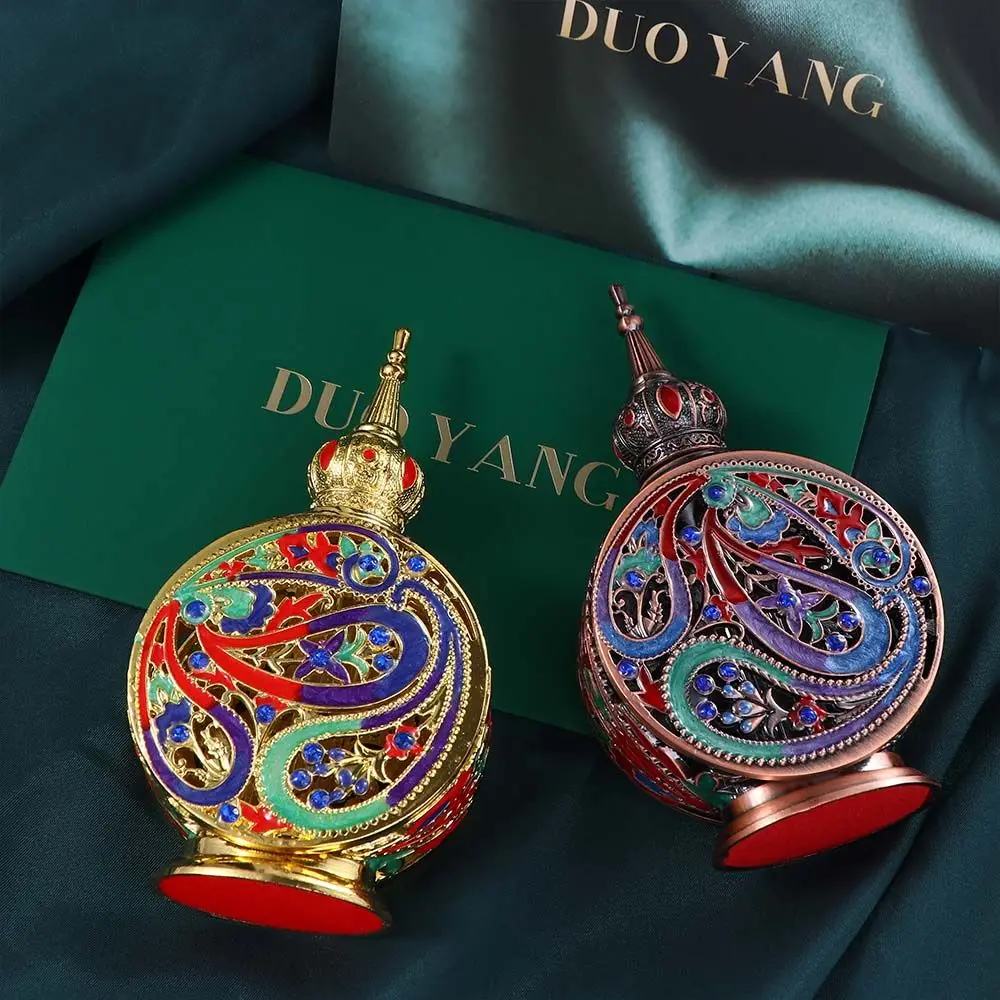 Estilo Medio Oriente boda antigua Mini decoración regalo botellas recargables botella cuentagotas botella de aceites esenciales