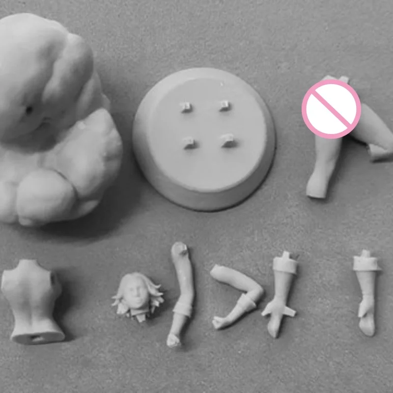 Figura de resina fundida a escala 1/24, Kit de modelo de ensamblaje de chica superpoder, figuritas sin montar y juguetes Diorama sin pintar