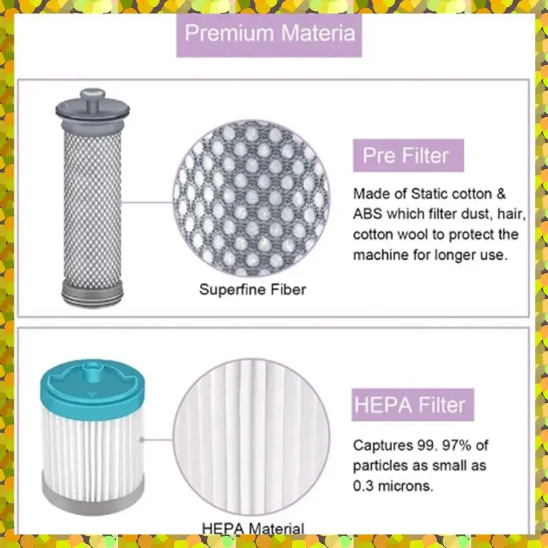 AGLH Geeignet für TINECO Staubsauger A10 A11 EA10 Zubehör Filterelemente Filter Nachfilter