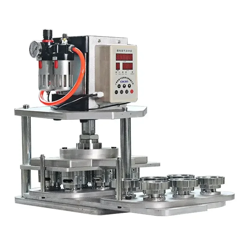 Six In One Semi Automatic Round MouldButton Making Machine Badge Making Machine With  Semi-automatic Button Maker Machine