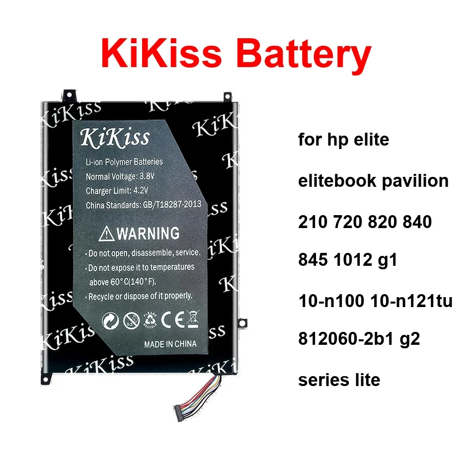

Battery For HP Elite Elitebook Pavilion 210 720 820 840 845 1012 G1 10-N100 10-N121tu 812060-2B1 G2 Series Lite SB03XL MG04XL