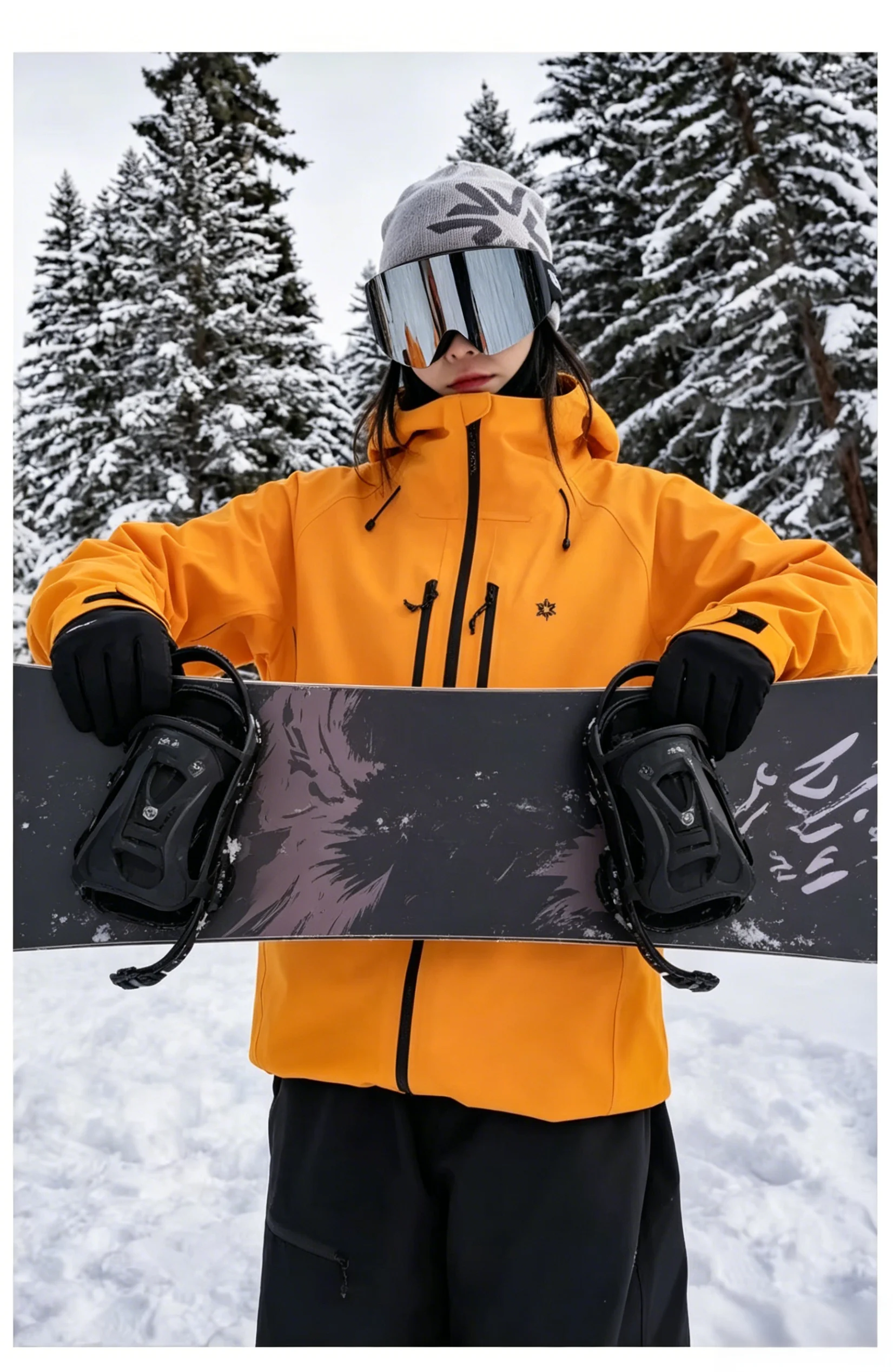 2026 John Snow Hard Shell Ski Jacket, Unisex, Waterproof, Windproof, Fully Taped Seams, Dopamine Color