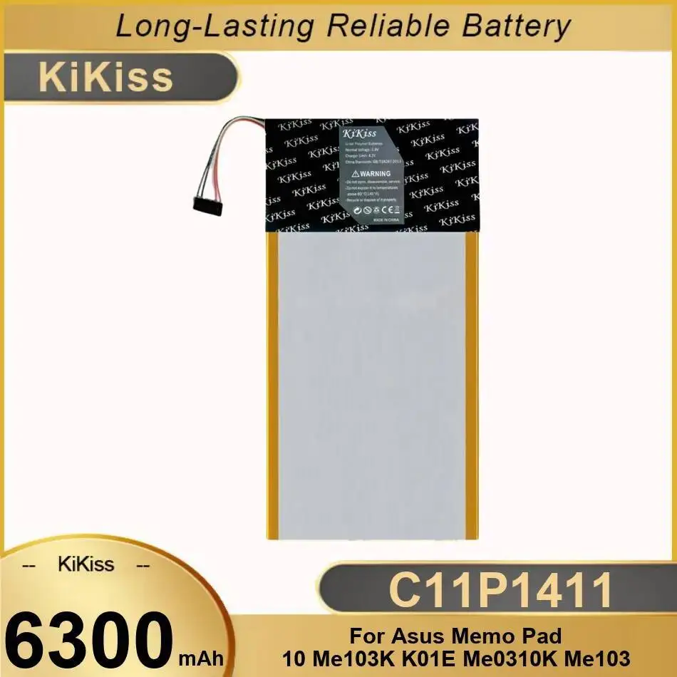 

For Asus Memo Pad 10 ME103K K01E ME0310K ME103 C11P1411 6300Mah High-Capacity Tablet Battery Lightweight