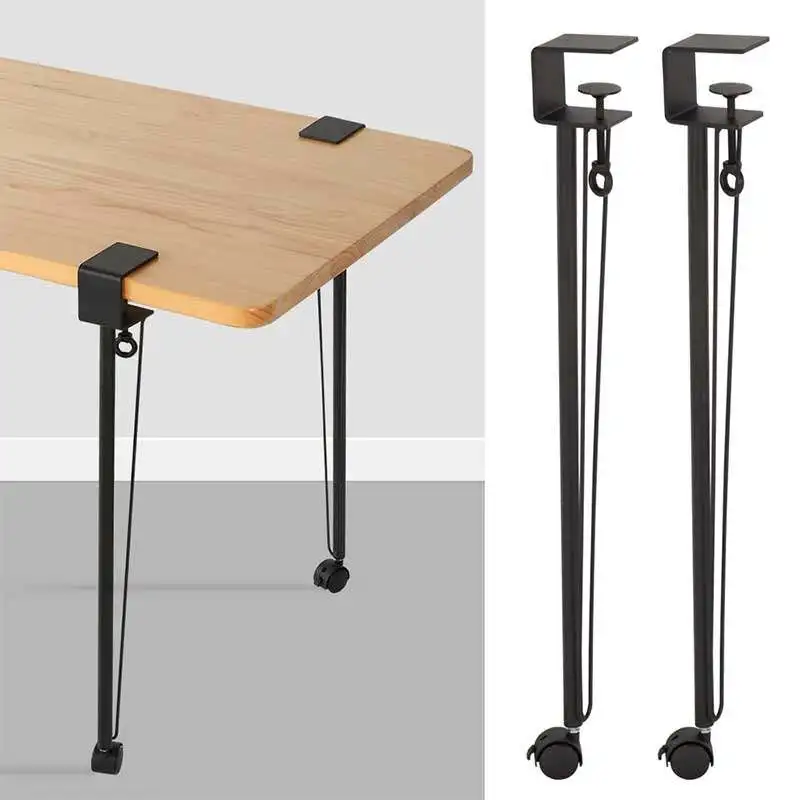 

Роликовые ножки стола без сверления, бесшумный тормоз, гладкий перемещение, стабильный обеденный стол, верстак, портативная съемная опора для мебели