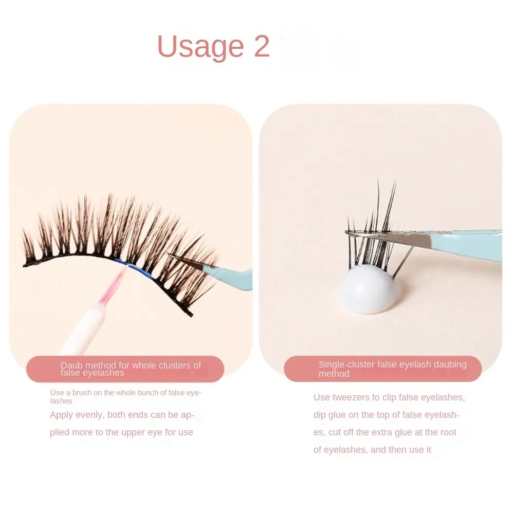 Quick Dry Double Eyelids Glue Beauty Tool Non-irritant XIXI False Eyelash Glue Long-lasting Adhesive Fake Eyelashes Extension