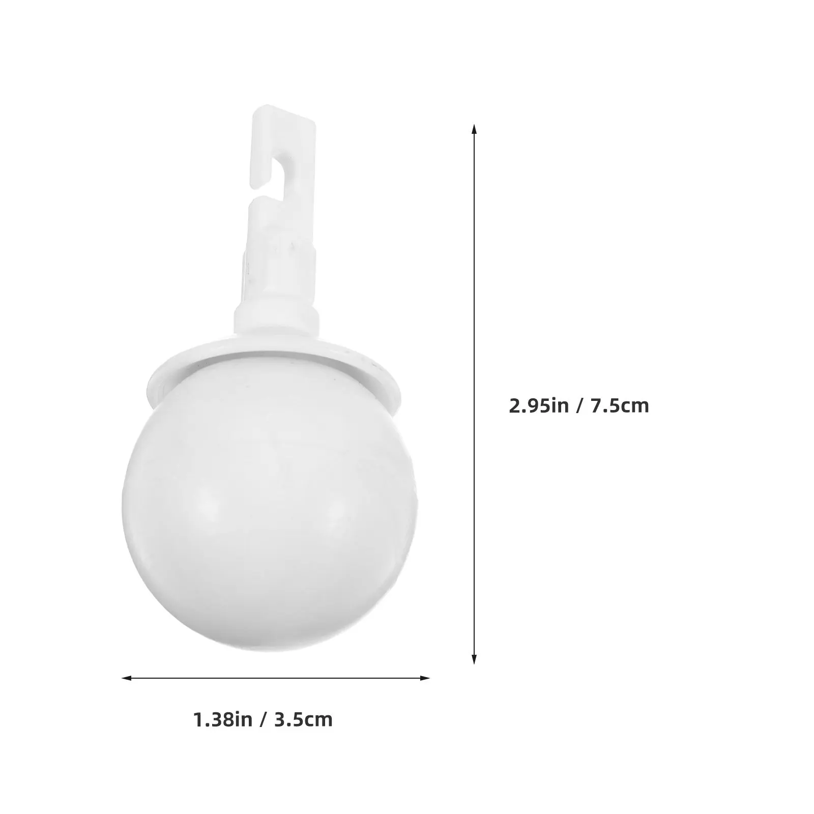 Blind Cane Tips Replacement Blind Walking Stick Rolling White Hook Type Accessory Stability Chair