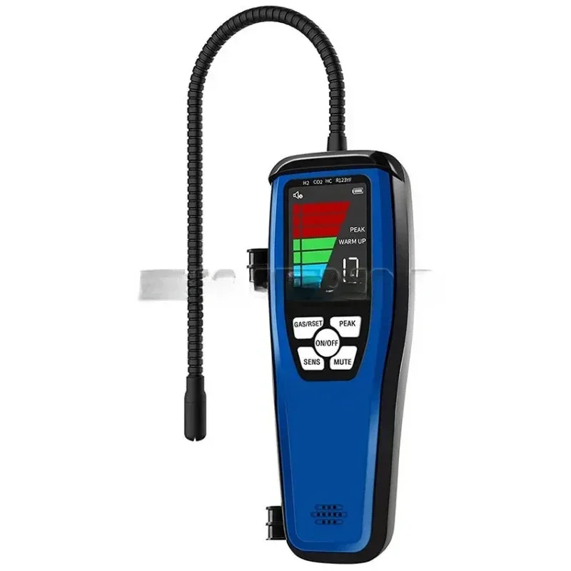 Heated Diode Refrigerant Leak Detector Car Air Conditioning Refrigeration System Gas Detector Handheld Infrared Leak Tester