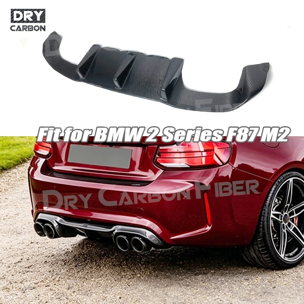 Carbon-Heckdiffusor für BMW 2er F87 M2 2016-2018 Heckstoßstangen-Diffusor Spoilerlippe Karosserie-Kit
