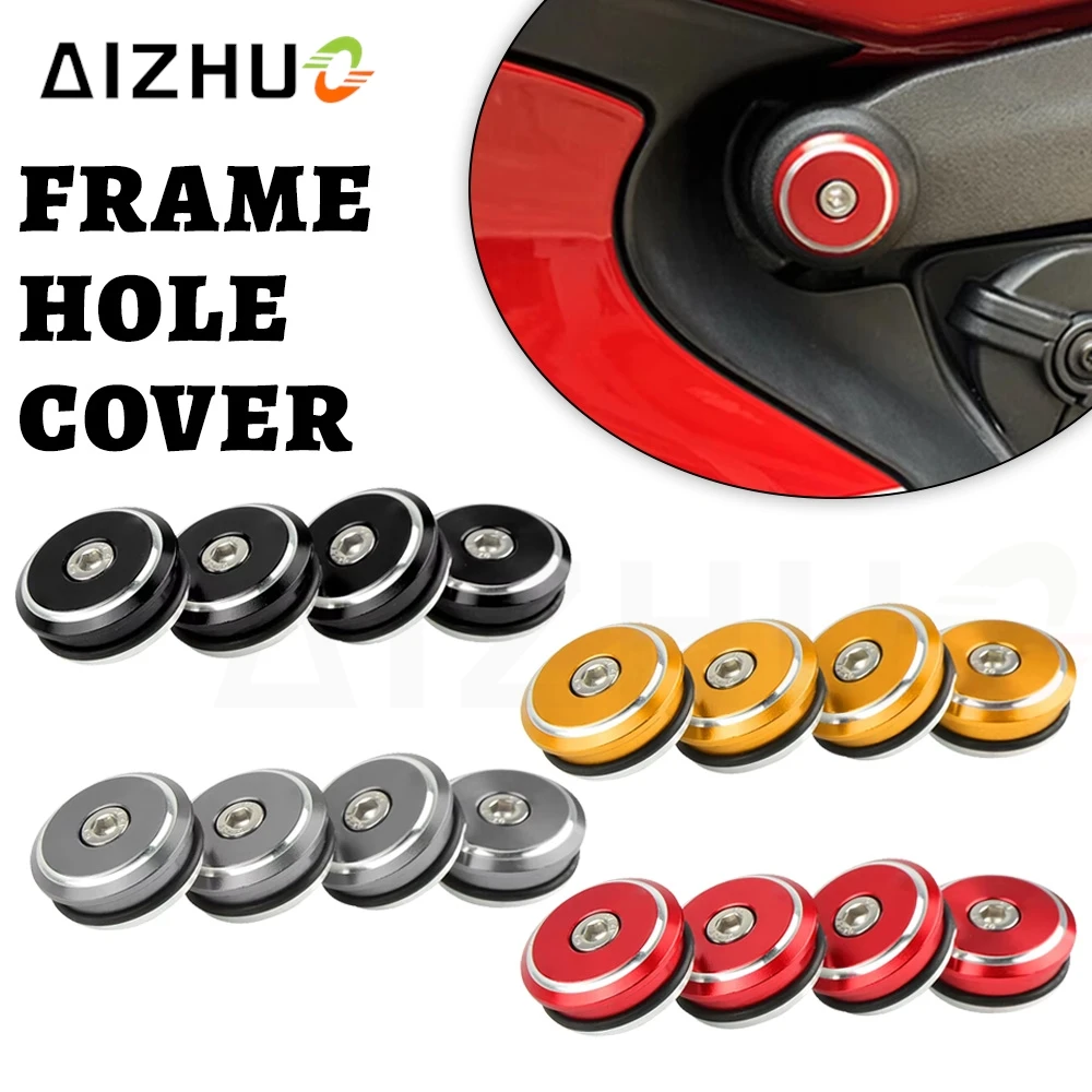 For DUCATI Panigale V4/S STREETFIGHTER V4 V4S SUPERBIKE 1199 1299 899 955 959 Frame Hole Cap Decorative Cover Plug Bolts Screws