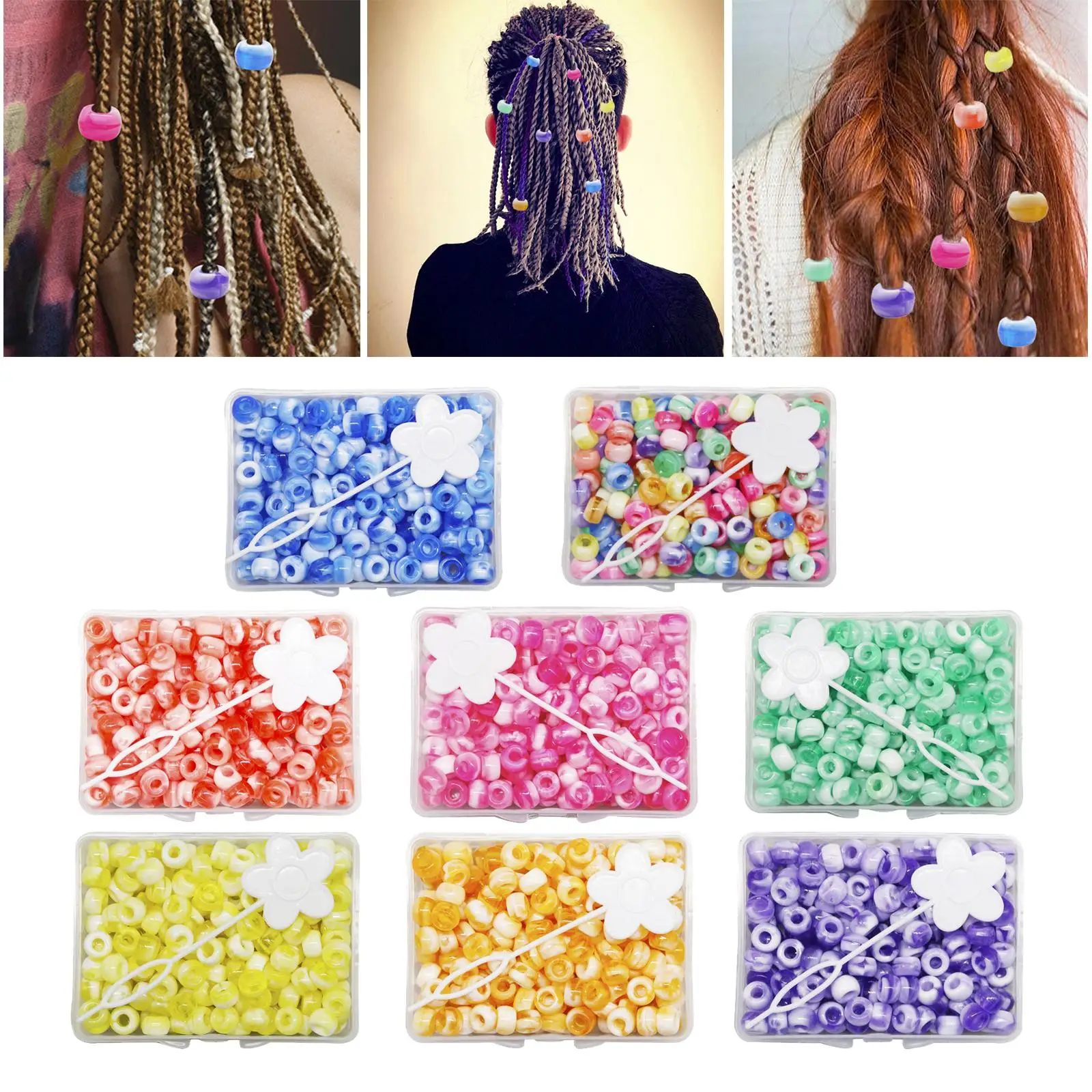 Pinzas para trenzar el cabello para niñas y adolescentes, accesorios para el cabello, 5mm, 210 piezas