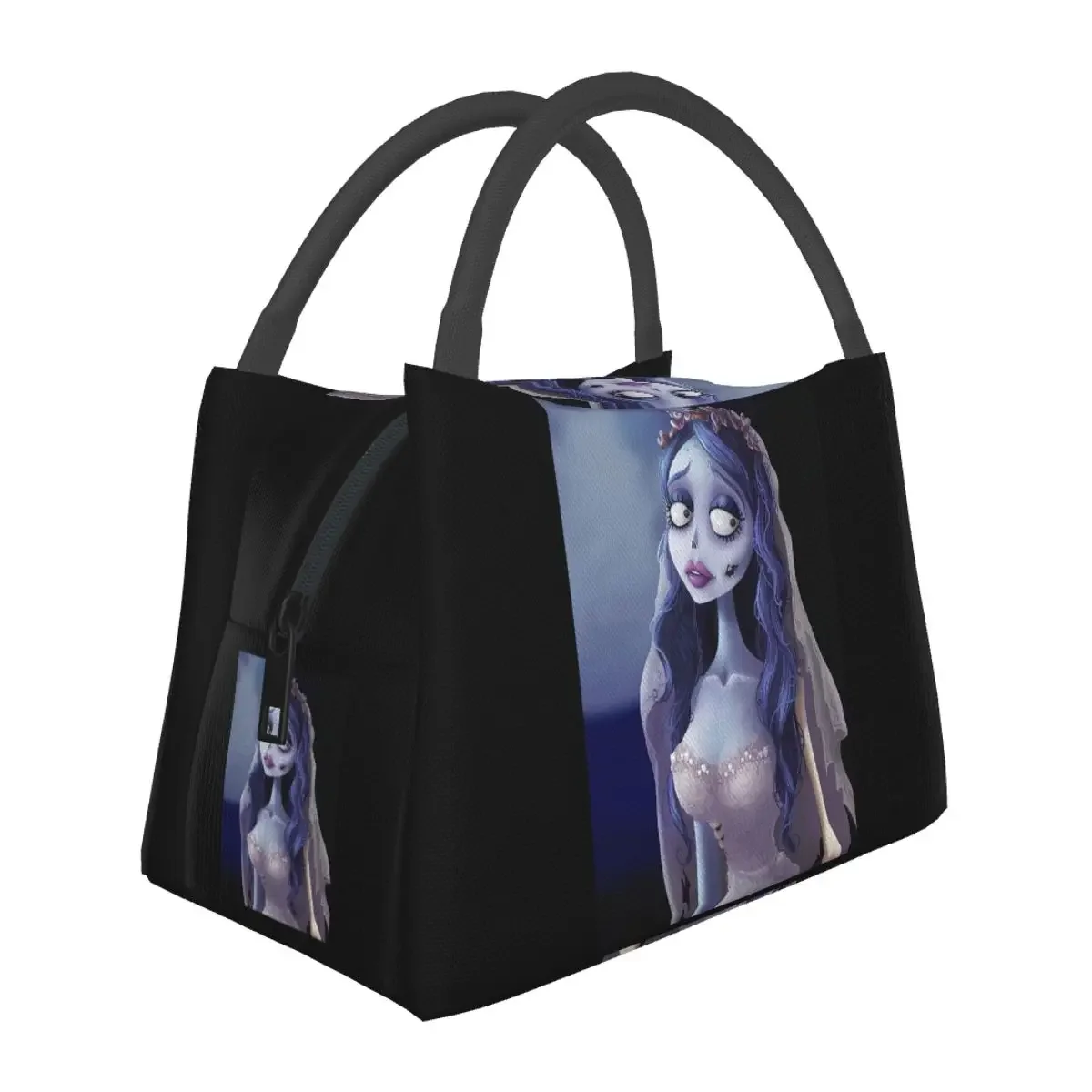 

Сумки для обеда Emily The Corpse Bride, изолированная коробка, герметичная сумка для обеда, сумки для пикника, термосумка-холодильник для женщин и детей, работа