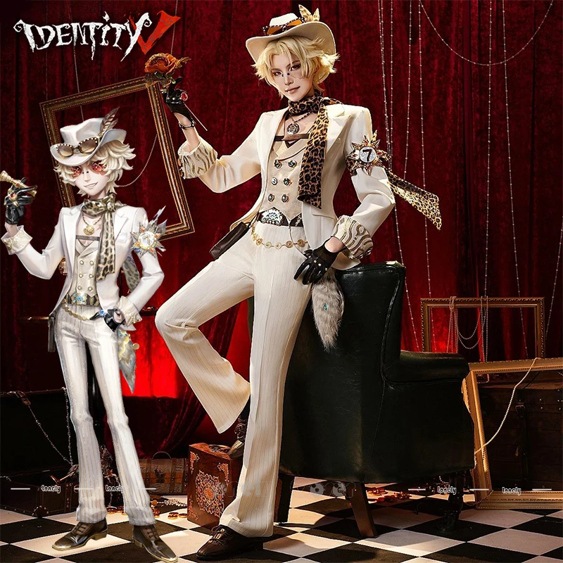 Identity V Prospector Cosplay Costume Wig Dazzling Lone Wolf
