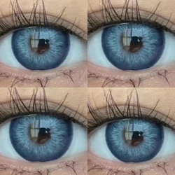 AMARA 1pair Colored Contact Lenses Natural Eye Lens Blue Eye Lenses Brown Lenses Gray Pupils Yearly Cosmetic Green Contacts