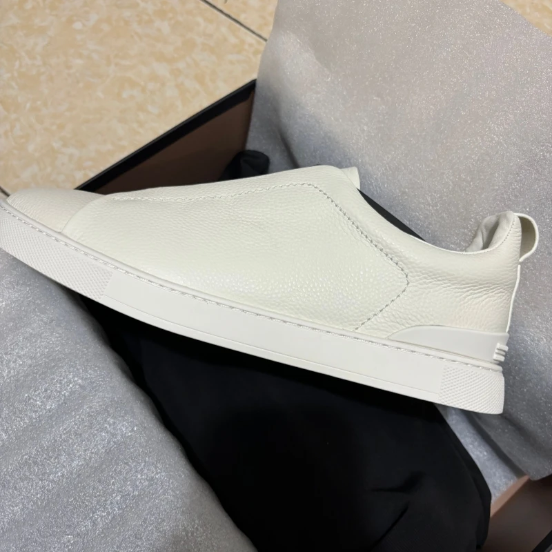 

Leather one foot lazy little leather shoes, fashionable, versatile, comfortable, cross elastic band, business casual sports men'