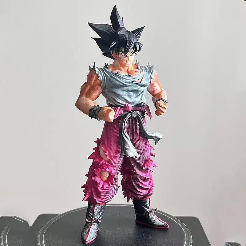 

In Stock New Anime Dragon Ball Super Saiyan Figure Anger Son Goku Action Figure Model Toys Gift