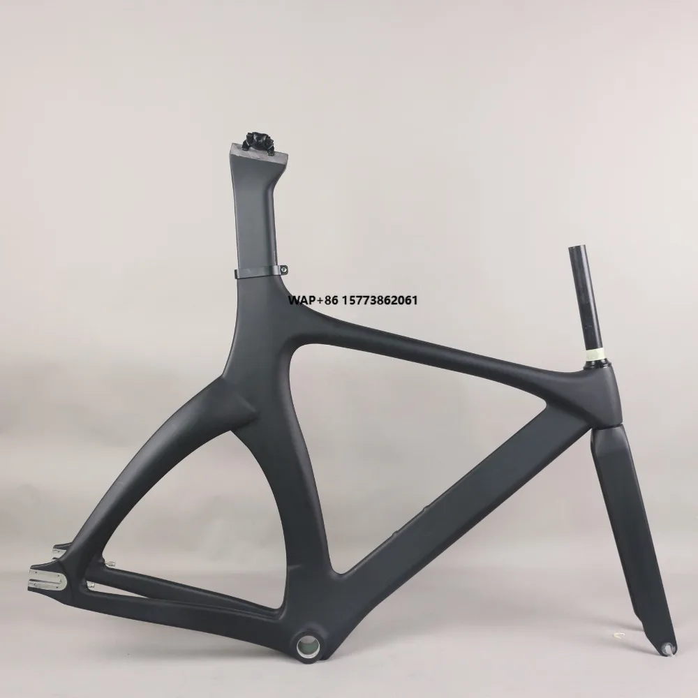 

TR015 T800 Toray Carbon Fiber BSA Fixed Gear Frame Bike Frame NEW aero Track Bike Frame