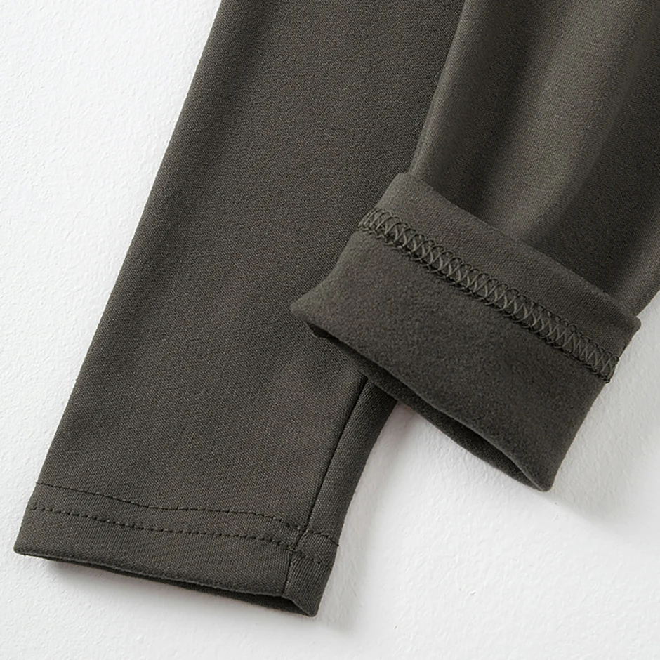 2-teiliges Herbst- und Winter-Set für Kinder, einfarbig, einfach, mehrfarbig, warme Unterwäsche für Jungen und Mädchen, modisches Home-Base-Shirt – Detail 36