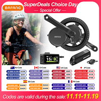 BAFANG BBS01B CAN BBS01 36V 250W-500W Motor Mid Drive Kit Conversion Kit with Battery Mid Motor for 68-73MM Mountain Road Bike