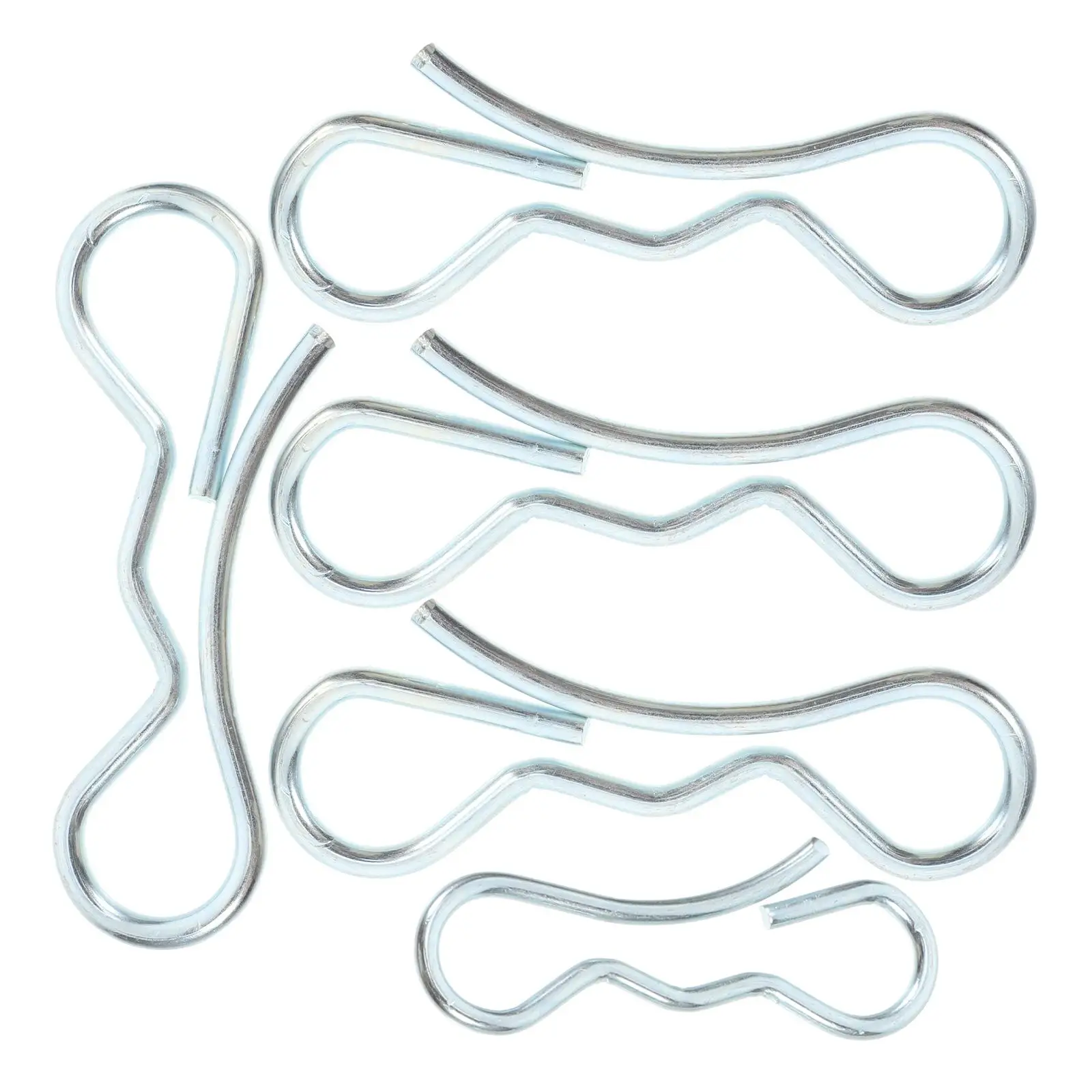 5PCS Blocco papillon Perni divisi Clip per ponte Durevole Versatile Tagliaerba marino per esterni Gancio di stoccaggio compatto leggero