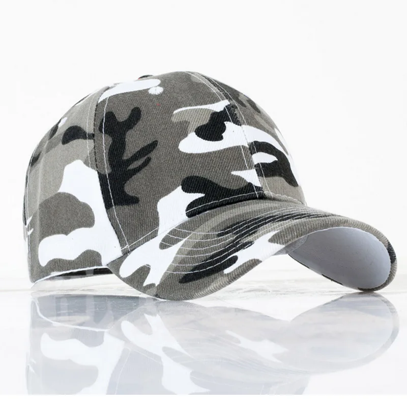 10Pcs visored Hat Custom Camo Baseball Cap Adult Embroidery camouflage Men\'s caps Stitch LOGO Curved Peaked Visor kanye Children