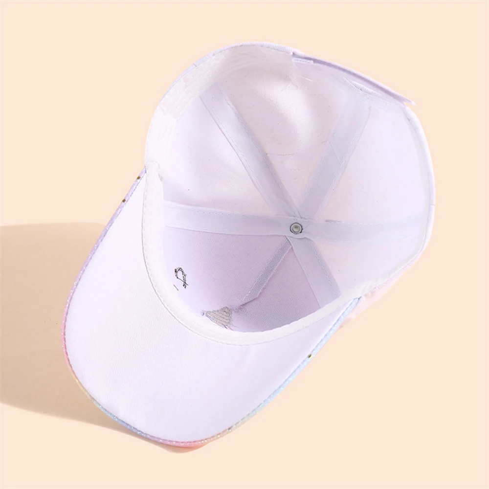 Cartoon Cute Baseball Cap For Girls Baby Sun Hats Casual Hip Hop Snapback Caps Unicorn Sport Travel Hiking Hat For Kids