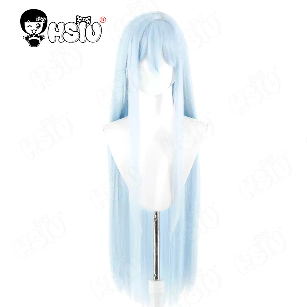 Yoisaki Kanade Cosplay perruque HSIU 95 CM bleu clair cheveux longs perruque synthétique + bonnet de perruque Anime projet Sekai scène colorée! exploit Cosplay
