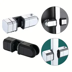 Staffa per doccia regolabile Staffa di ricambio per supporto per barra di scorrimento per soffione per asta di sollevamento universale da 15 mm-30 mm