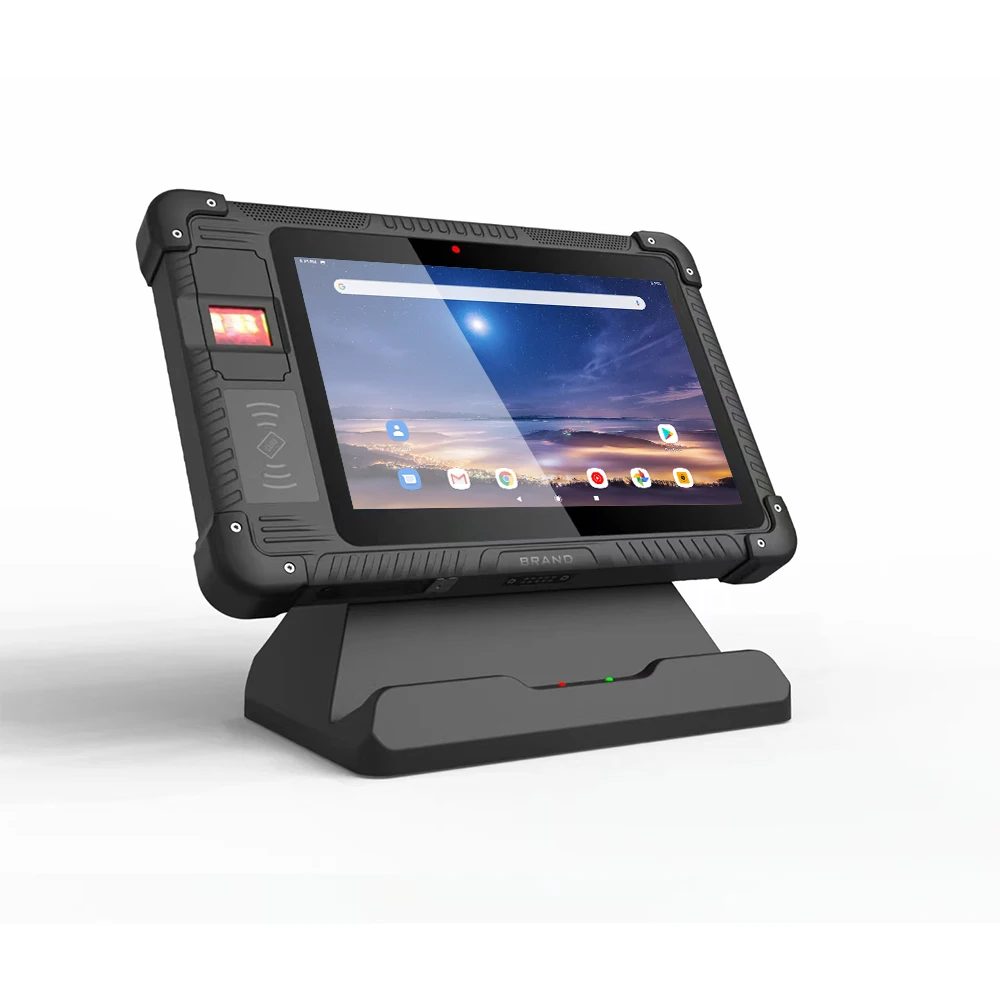 8 Inch 4G LTE IP65 Waterproof Android 12 4gb 64gb  8gb Ram 128g Rom NFC Function Scanner Rugged Tablet With Docking Station