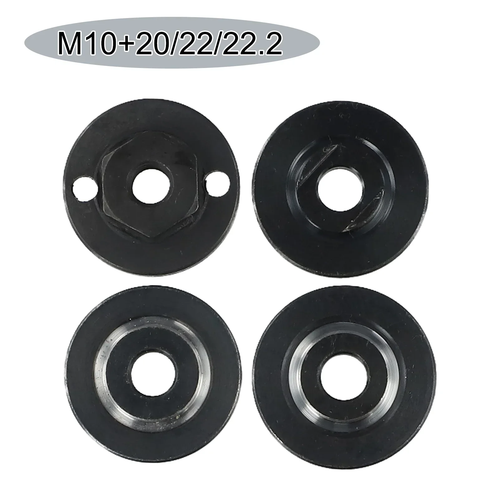 4/2Pcs 20/22/22.2mm Angle Grinder Inner Outer Flange Nut Set Tools Circular Saw Blade For 100 Angle Grinder Cut Power Tool Parts