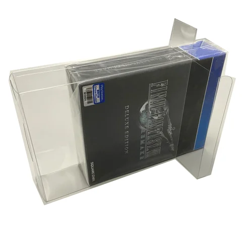 Transparent Box Protector For Sony PlayStation 4/PS4/FINAL FANTASY VII Collect Boxes TEP Storage Game Shell Clear Display Case