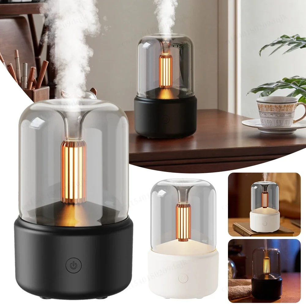 

Portable Mini Aroma Diffuser USB Air Humidifier Essential Oil Night Light Cold Mist Maker Sprayer forBedroom Living Room!