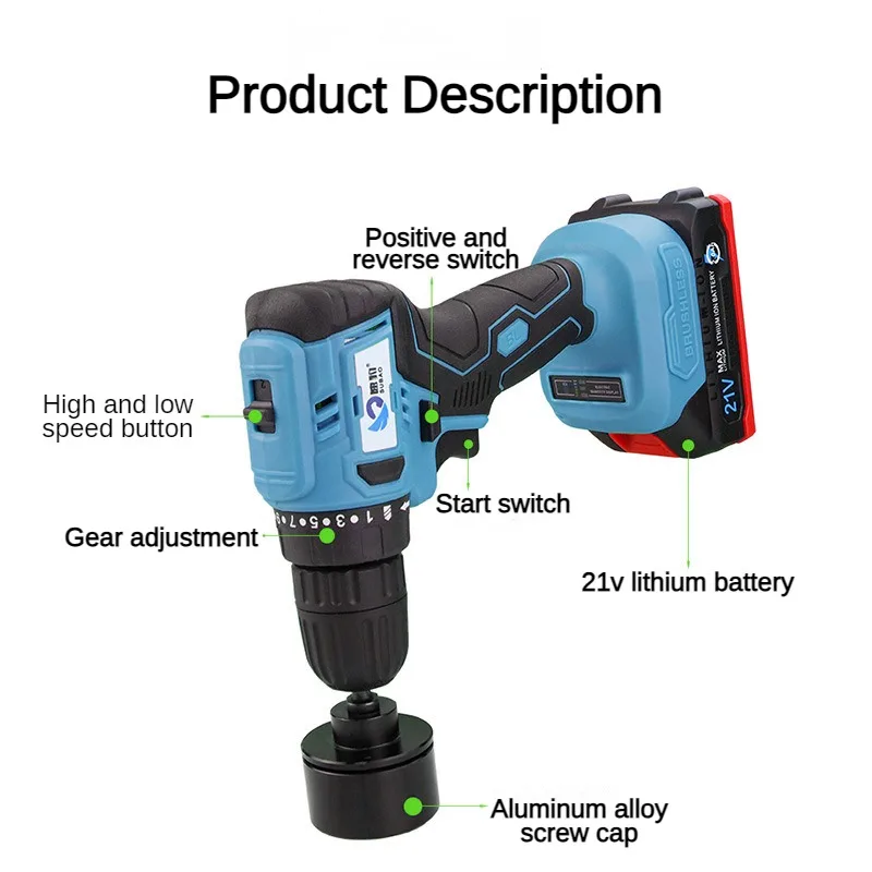 SUBAO G21 Handheld Bottle Capping Machine 21V Rechargeable Screw Cap Capping Locking Cap Range 10-100mm Rotary Cap