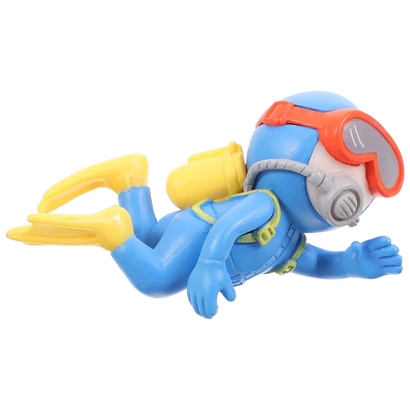 

Cartoon Diver Aquarium Decoration Safe Resin Material Floating Ornament Fish Tank Accessories Realistic Underwater World