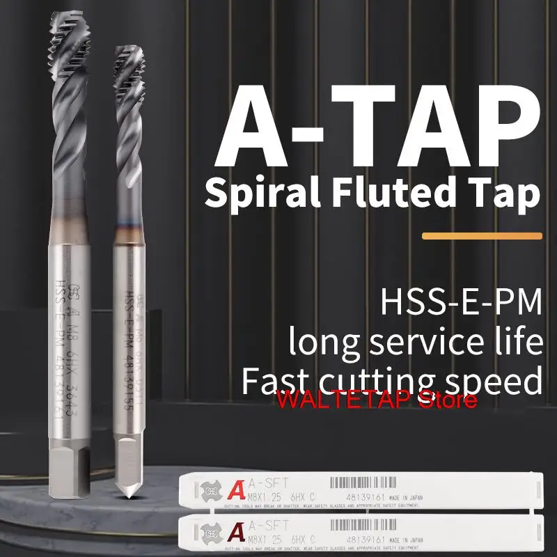 

Japan Original OSG A Series DIN Standard Spiral Fluted Tap Pointed A-SFT A-POT M2 M3 M4 M5 M6 M8 M10 M12 Machine Thread Taps