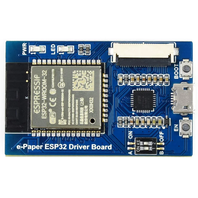 Waveshare Universal E-Paper Driver Board with WiFi Bluetooth SoC ESP32 Onboard Supports Various SPI E-Paper Raw Panels