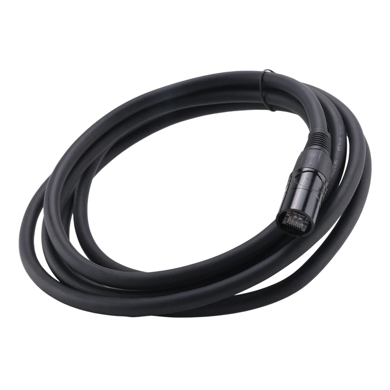 

CAT6 Ethercon Cable EtherCON-Compatible RJ45 Connector for Studio Setups, Touring, Stage Production, Concerts 3 Meter
