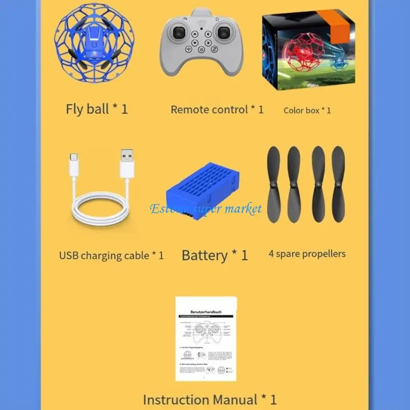 090B Octocopter with Camera, Octocopter for Adults with Kids, Suitable for beginners, Soccer Quadcopter With LED Lights