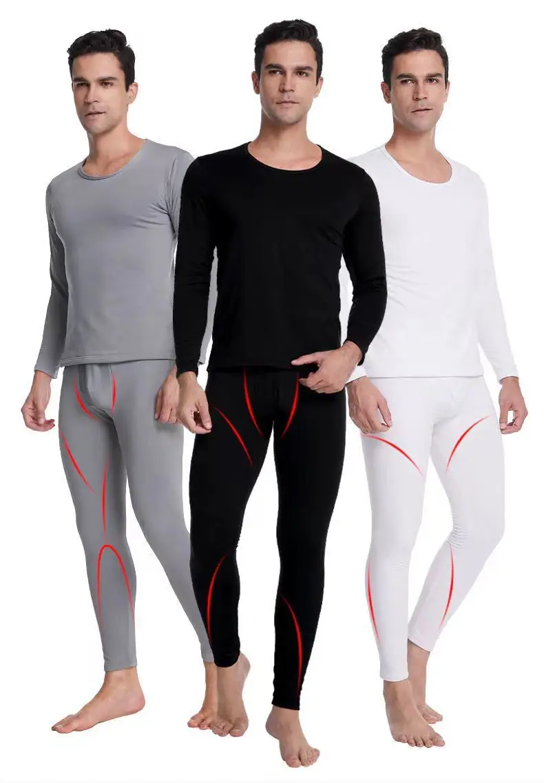 

Men's Winter Thermal Underwear Long Men Keep Warm Tops+Pants Two-piece Set Thick Clothes Comfortable Thermo Underwear Sets