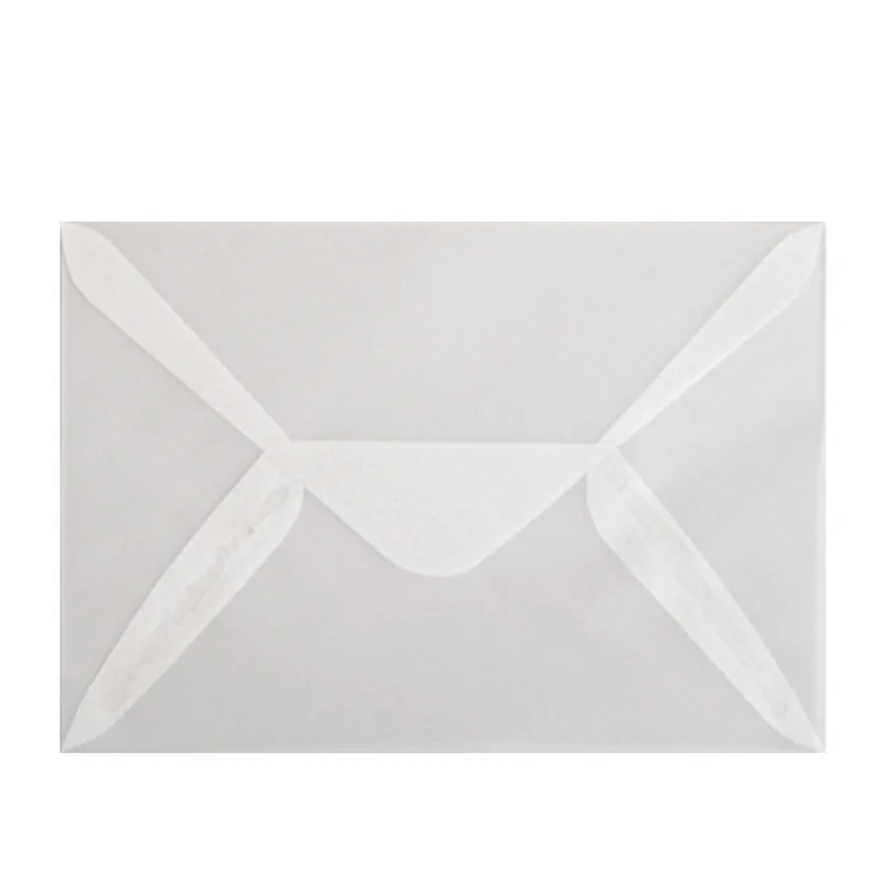 Custom Transparent Vellum Envelopes Vintage Wedding Postcard Invitation Storage Semi-Transparent Covers with - Image 6