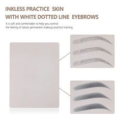 1/3/5Pcs Microblading sopracciglio Tattoo Practice Skin Eyes Lip Mixed Tattoo Skin Tattoo Training Skin per forniture di trucco permanente