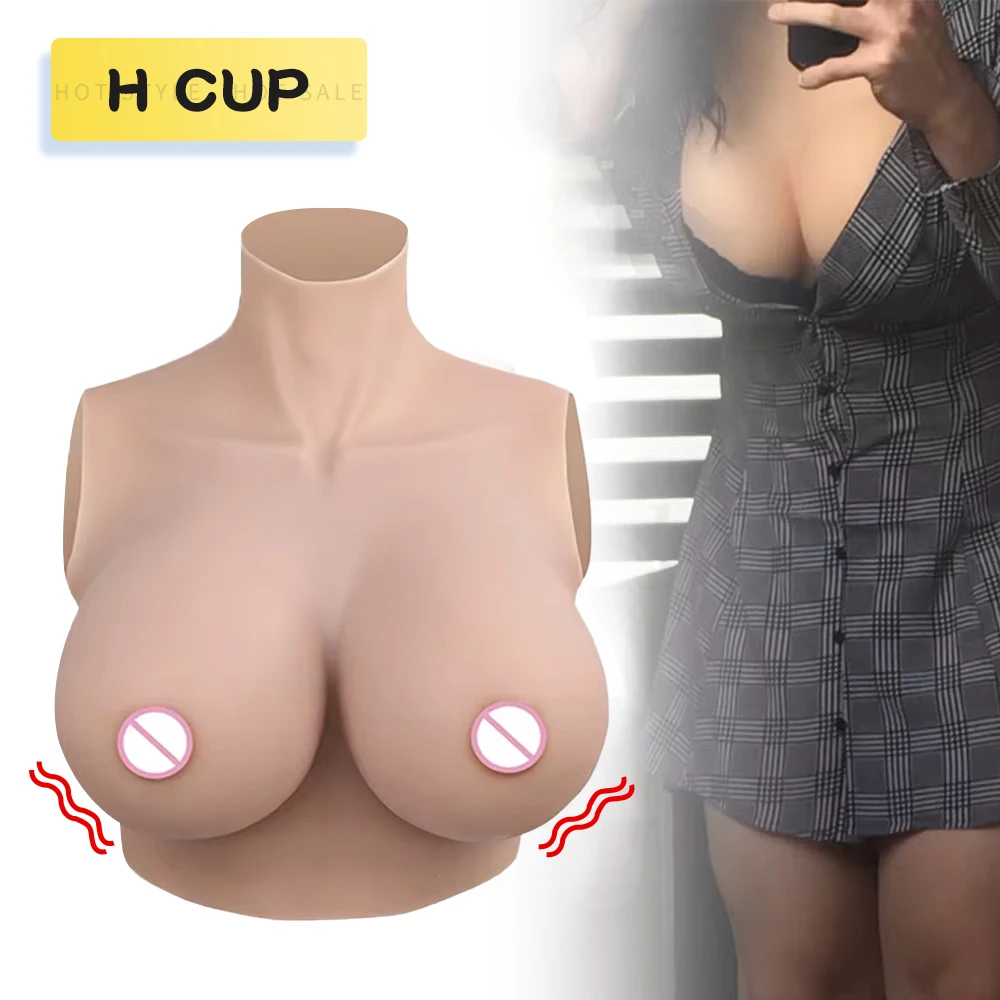 Eyung H Cup Silicone Breast Forms Fake Tits Enhancer For Crossdresser Drag Queen Fake Boobs Tits Breastplat Male To Female Sissy