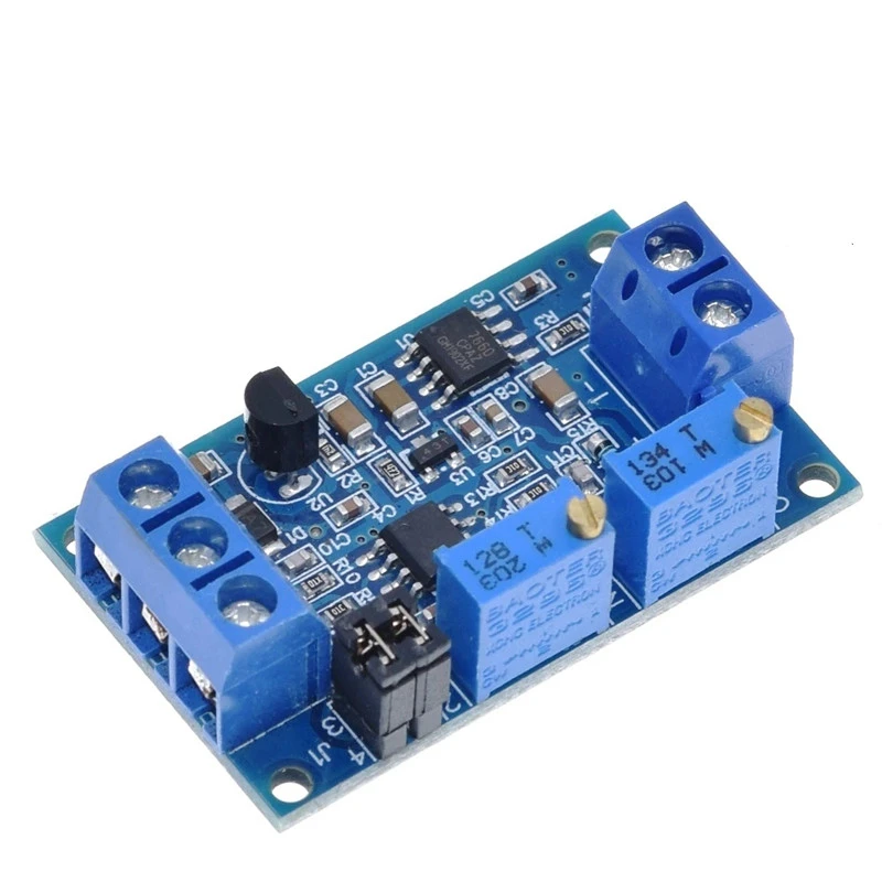 

Current to voltage module 0/4-20mA to 0-3.3V5V10V voltage transmitter signal conversion conditioning