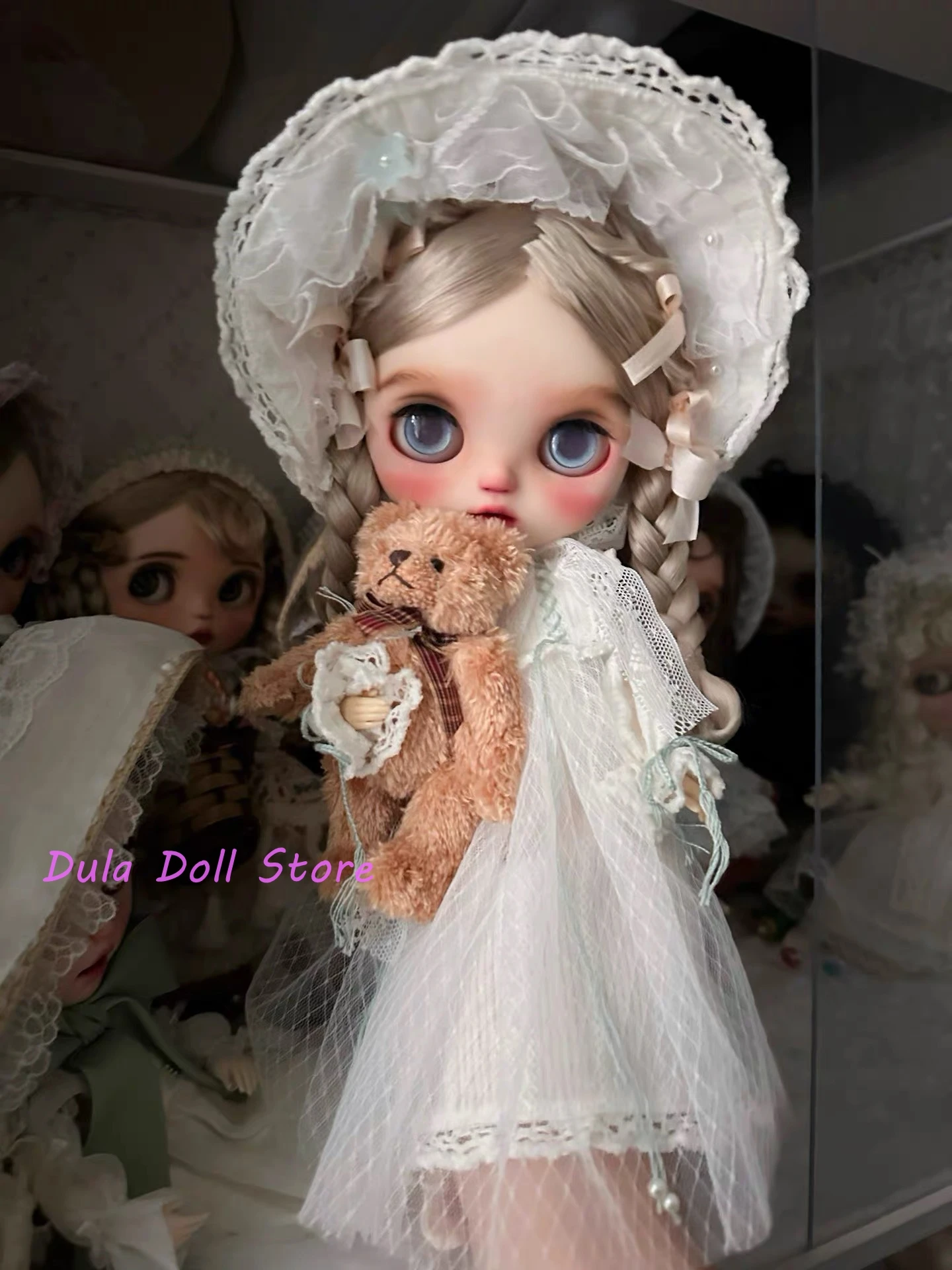 Dula Doll Clothes Dress French vintage fairy dressing gown Blythe ob24 ob22 Azone Licca ICY JerryB 1/6 Bjd Doll Accessories