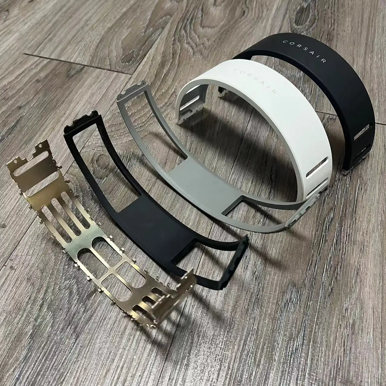 Original Spare parts For CORSAIR HS80 RGB,HS80 MAX Headphones Top Headband,headband tape,Ear Pads replacement repair parts